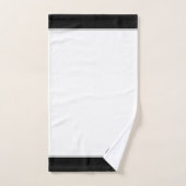 Noir et Blanc sur mesure Yin Yang (Serviette à main)