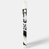 Noir et blanc Tournesol Plaid iPhone & coque ipad (Verso / Gauche)