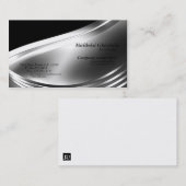 Noir et carte de visite de professionnel d'or (Devant / Derrière)