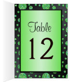 Noir et carte scintillante de nombre de Tableau de (Intérieur (Droit))