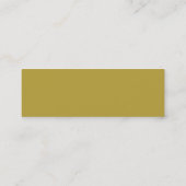 Noir et cartes de profil d'or (Dos)