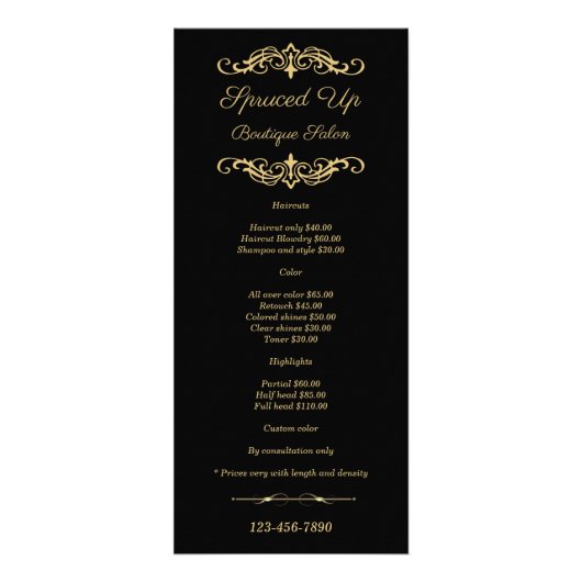 Noir et cartes de visite d'évaluation de support (Devant)