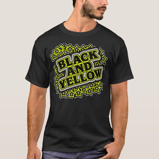 Noir Et Jaune — T-shirt (Devant)