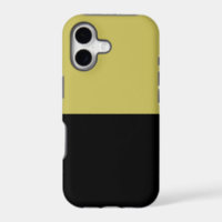 Noir et Or à peine Il iPhone 5 Coque