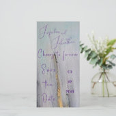 Noir et Or Moderne Abstrait Carte de Préavis de Da (Debout devant)