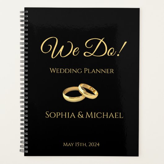 Noir et Or-nous Do-Mariage-Planner (Devant)
