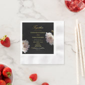 Noir Et Or | Serviettes en Papier (En situation)