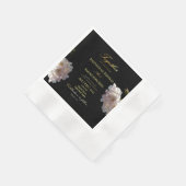 Noir Et Or | Serviettes en Papier (Coin)