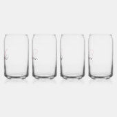 Noir et rose Fancy Monogramme (Gauche)