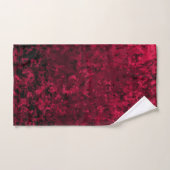 Noir et Rouge (Serviette à main)