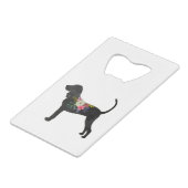 Noir et Tan Coonholl Chien Boho Silhouette (Devant Angle)