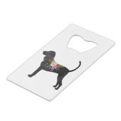 Noir et Tan Coonholl Chien Boho Silhouette (Dos Angle)