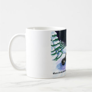 Noir et tasse anglaise bronzage de Noël de berger
