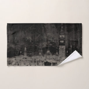 Noir et Taupe en survol Skyline Venise Italie