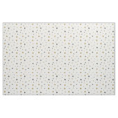 Noir et tissu d'étoiles d'or (Fat Quarter)
