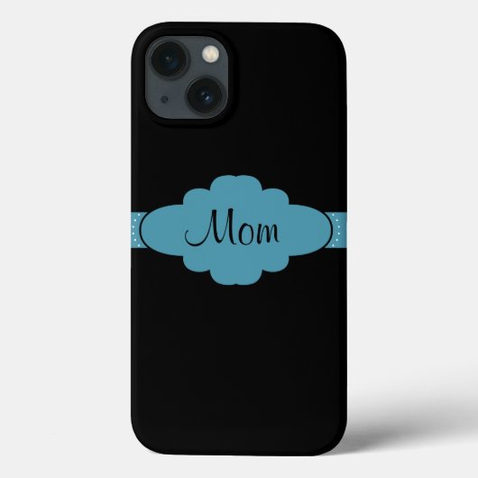 Noir et Turquoise Design Galaxy S5 Coque (Verso)