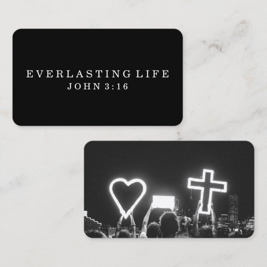 Noir ÉTERNEL de la taille | de carte de visite de (Devant / Derrière)