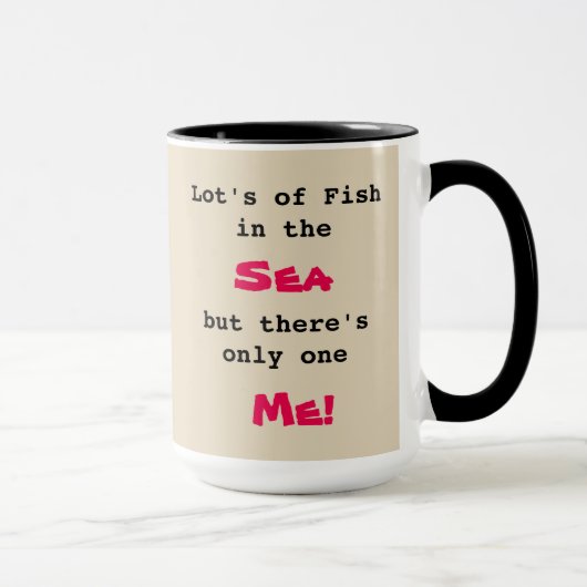 Noir fait sur commande 15 tasse des poissons 98 de (Droite)