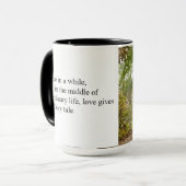 Noir fait sur commande amour de tasse de sonnerie (Devant gauche)
