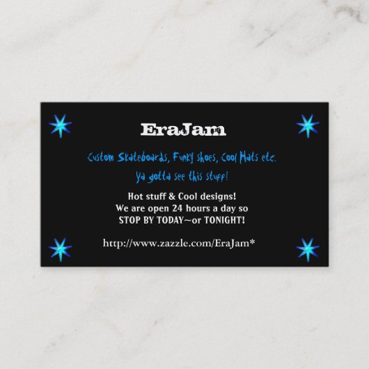 Noir fait sur commande de cartes de visite avec (Devant)