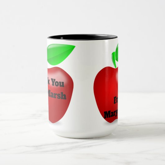 Noir fait sur commande de professeurs tasse 477 de (Centre)