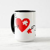 Noir fait sur commande tasse intéressante ZAZZ_IT (Devant gauche)