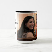 Noir fait sur commande tasse Smile77 de sonnerie (Centre)