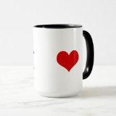 Noir fait sur commande tasse ZAZZ_IT de sagesse de (Devant droit)