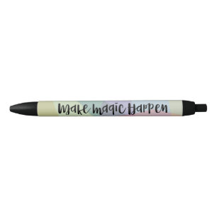 Noir Faites la magie se produire stylo