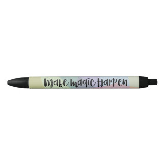 Noir Faites la magie se produire stylo