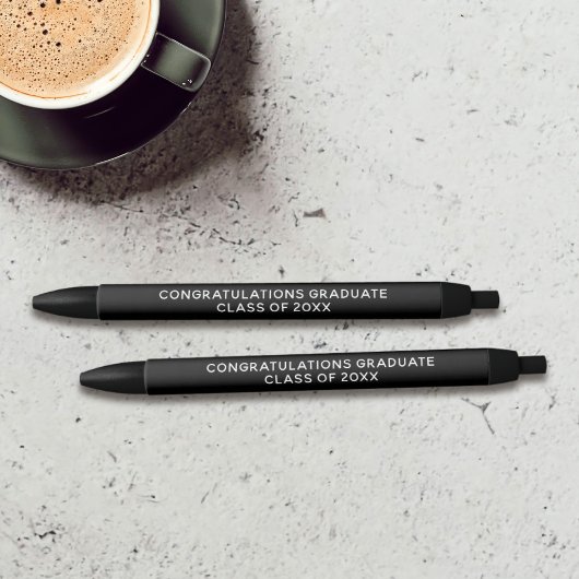 Noir Félicitations Graduate Classe de Stylo de graduati