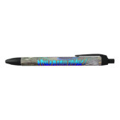 Noir Félicitations Stylo Peacock coloré (Haut)