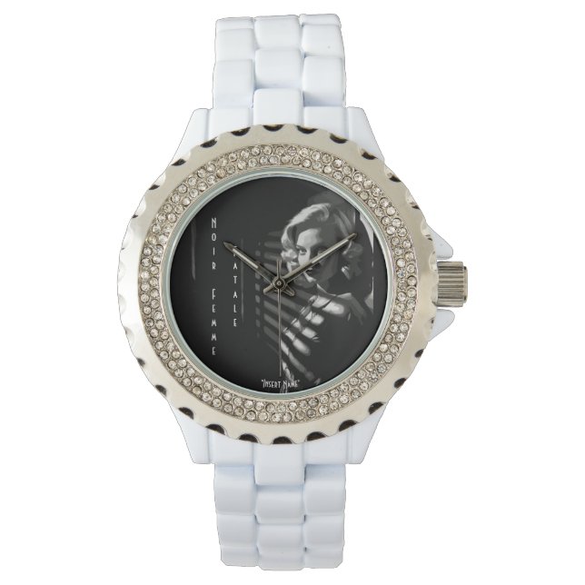 Noir Femme Fatale Horloge (Voorkant)