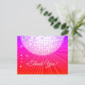 NOIR, FÊTE DISCO, DANSE, CARTE DE REMERCIEMENTS D' (Debout devant)