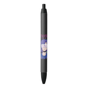 Noir Fille d'anime lunettes de réalité virtuelle Stylo