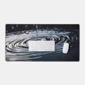 noir foncé goutte d'eau gouttes réflexions (Clavier et souris)