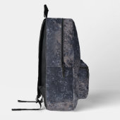 Noir Gris Blanc Éponge Imprimer Sacs à dos personn (Gauche)