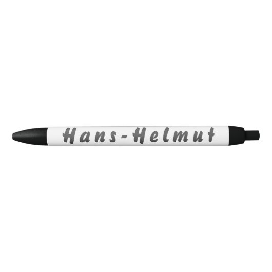Noir Hans-Helmut stylo à bille (Devant)