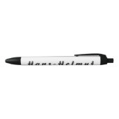 Noir Hans-Helmut stylo à bille (Haut)