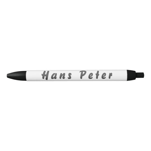 Noir Hans Peter stylo (Devant)