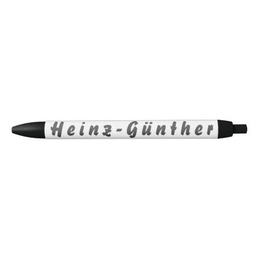 Noir Heinz-Günther stylo à bille (Devant)