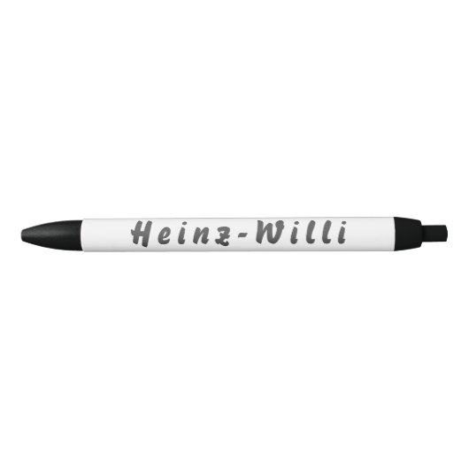 Noir Heinz-Willi stylo à bille (Devant)
