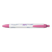 Noir Hippocampe heureux, stylo (Dos)