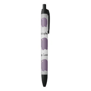 Noir Hippopotamus Design Stylo d'encre noire