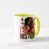 Noir Histoire Conception de Mugs & Tasses (Devant droit)
