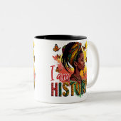 Noir Histoire Conception de Mugs & Tasses (Devant droit)