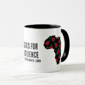 Noir Histoire Mois Café Mug Pour Cadeau Personnali (Devant droit)