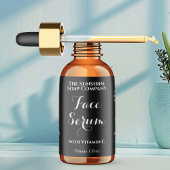 Noir imperméable Cosmétique Dropper Étiquettes bou