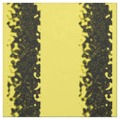 Noir/jaune Abeille-Comme le tissu de motif de (Échantillon)