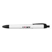 Noir Je Coeur Mon Stylo Black Lab (Haut)
